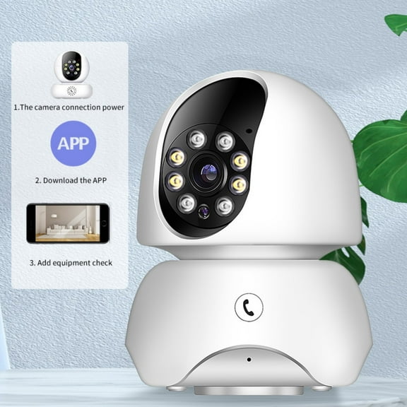 AZXY Security Cameras Wireless Wifi,Indoor Security Cameras,1080p Hd Night Vision Home 360 Smart Camera,Surveillance Camera for Pet