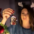 thumbnail image 2 of WXLCISI 2D Christmas Lion Pendant Decoration Christmas Tree Double Printed Acrylic Pendant Decoration Interesting Decoration, 2 of 4