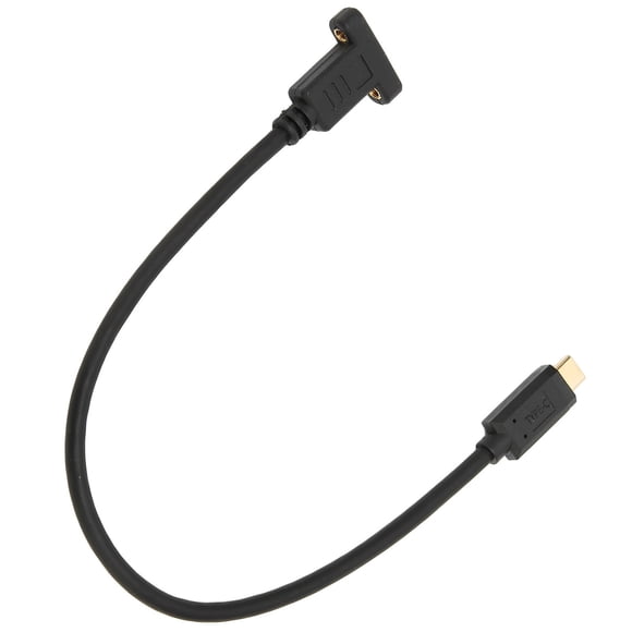 Extension USB Extension Cable 0. USB 3.1 Type C Male to Female 10Gbps Gold Plated Data Cable with Panel Mounting Screw Hole