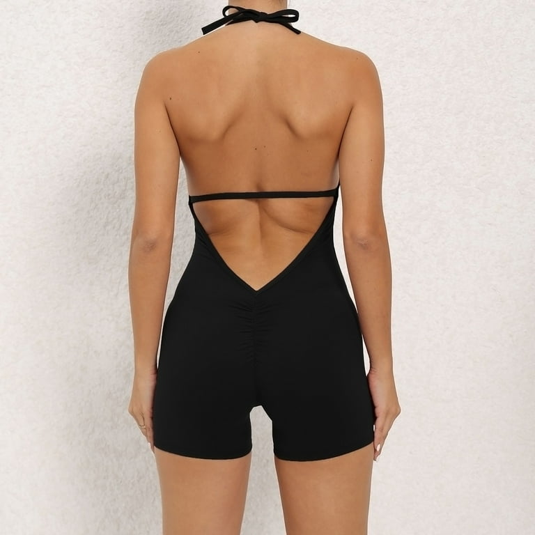 body suit for open back dress Soft Touch Veil Open Back Bodysuit Black XXS