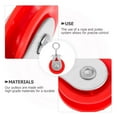 thumbnail image 4 of OUNONA Small Iron Pulley Wheel for Greenhouse Accessories and Airflow Control, 4 of 8