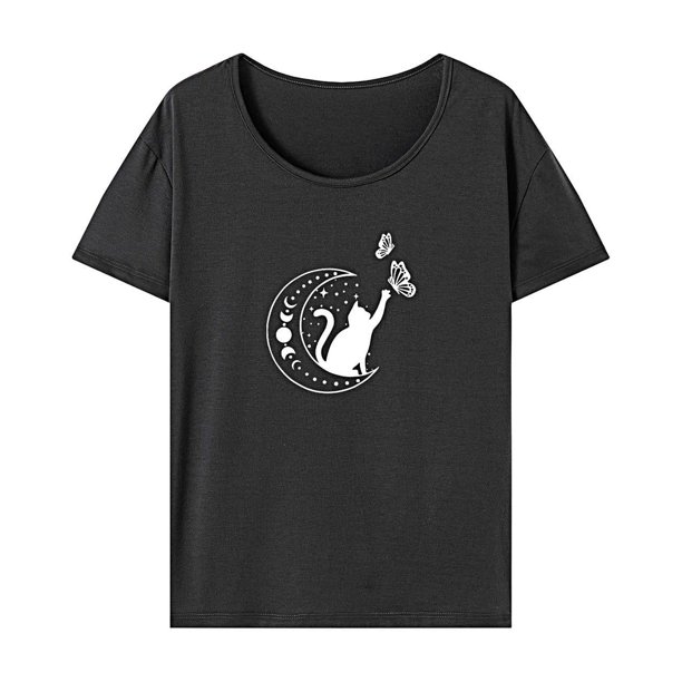 Camiseta de mujer Ropa de verano Trajes Clásico Traje de recuerdo femenino Cuello redondo SG