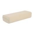 thumbnail image 3 of Cojín cilíndrico de yoga de poliéster lavable con asas de transporte. Beige Blanco, 3 of 8
