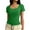 Green, variant on Going out Tops for Women Short Sleeve Shirts Square Neck Stretchy Slim Fitted Basic Tees 2026