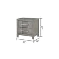 thumbnail image 3 of Queen 4PC Modern Style Storage Bedroom Set Made with Wood in Gray, 3 of 8