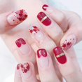 thumbnail image 4 of ZHAOCHENG Pegatinas para decoración de uñas con forma de corazón en 3D, calcomanías con purpurina, lentejuelas para uñas con forma de corazón, suministros para uñas con láser, copos brillantes para uñ, 4 of 5