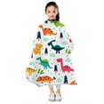 thumbnail image 2 of Kids Barber Cape Salon Haircutting Cover for Child Hair Cutting Styling Haircut Apron with Adjustable ClosureQuality:1 Piece;, 2 of 7