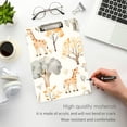 thumbnail image 3 of FORMRS Acrylic Clipboard with Low Profile Clip Standard A4 Letter Size, 12.5" x 9", Giraffe Tree Pattern, 3 of 8