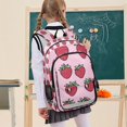 thumbnail image 7 of FORMRS School Backpack 17" Student Travel Bag with Laptop Compartment, Cartoon Strawberry, 7 of 7