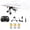 3 Batteries, variant on Rc Paper Airplane, 2026 New Rc Paper Airplane Kit, DIY Electric Remote Control Plane with Gyro Stabilizer and Dual Propellers, Childhood Nostalgia and Modern Engineering
