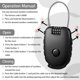 thumbnail image 2 of Hoprollable cable lock 120cm with code lock, 2 of 5