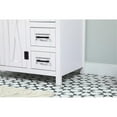 thumbnail image 5 of Elegant Decor Grant 32" MDF Single Bathroom Vanity with Backsplash in White, 5 of 8