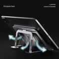 thumbnail image 6 of Tablet Stand Portable Aluminum Alloy Laptop Holder Adjustable and Foldable Stands for Pad 7in-13inch, 6 of 8