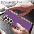 thumbnail image 6 of ELEHOLD Case for Samsung Galaxy Z Fold 7, Shockproof Hard PC Frosted Back Case with Hinge Protection & Built-in Screen Protector,Purple, 6 of 9
