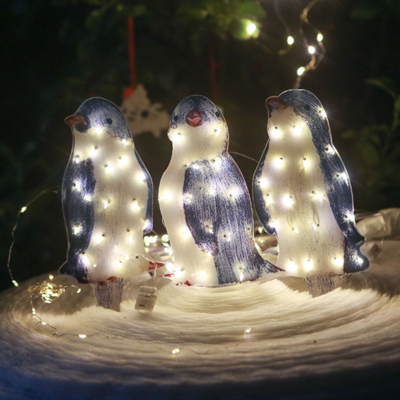 Penguin Holiday Centerpiece - household items - by owner - housewares sale  - craigslist