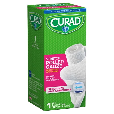 Curad Cotton Bandage Roll, 4"