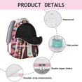 thumbnail image 4 of Ethnic Tribal Print Backpack - Boho Chic Laptop Daypack, 17 Inch Pocket, Water Resistant, Large Capacity for College Students, Dorm to Campus Commute, 4 of 6