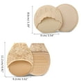thumbnail image 3 of AOOOWER 1 Pair Women Forefoot Pad High Heel AbsorbsShock Socks No Show Invisible Toe Pad, 3 of 17