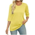 GeNai Womens Summer Tops 2025 With Sleeves Hawaiian Shirts for Women