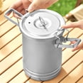 thumbnail image 1 of VBXOAE Stainless Steel Portable Outdoor Cookware Set with Folding Hanging Pot for Camping Hiking Backpacking Picnics Lightweight Multifunctional Cooker for Efficient Heat Retention Easy Cleaning, 1 of 9