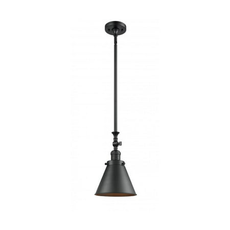 

Matte Black Tone Mini Pendants 8 Wide Steel/Cast Brass Medium Base LED 1 Light Fixture