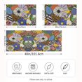 thumbnail image 2 of Yayeee Pillowcase Standard Size Set of 2 Satin Wrinkle Resistant Pillow Case, Blue Floral, 2 of 8