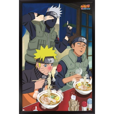 Naruto - Food Wall Poster, 22.375" x 34", Framed