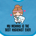 thumbnail image 4 of Inktastic Best Hygienist Ever Mommy Girls Baby Bib, 4 of 4