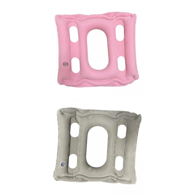 Cojín de Asiento Inflable Cuadrado de 2 X para El Del Dolor para Silla de Oficina Y Asiento de Coche Yuyangstore Cojín de asiento inflable