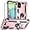 Samsung Galaxy A71 5G Case Rose Gold, variant on Samsung A71 5G Case, A71 5G Phone Case with Screen Protector, Military Grade Protective Cases with Ring for Samsung Galaxy A71 5G (Red)