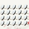 thumbnail image 2 of 50pcs 22mm Chair Table Furniture Leg Pads Non Skid Nail Mat Wood Floor Furniture Protector Noise Killer for Home (White), 2 of 5