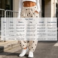 thumbnail image 3 of Fanshiluo Women's Polka Dot Drawstring Jogger Pants, Casual Elastic Waist Sweatpants,Size S-2XL, 3 of 7