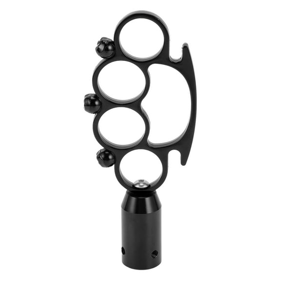 Unique Bargains Car Shift Knob Universal Gear Shifter Knob Acrylic Stick Shifter Lever Knob for Automatic and Manual Vehicle with 3 Adapter Black 1 Set