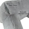thumbnail image 5 of Faux Fur Bed Rest Pillow with Removable Cover, Whisker Gray, 5 of 5