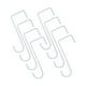 thumbnail image 1 of 8 ganchos para cercas, colgadores de plantas, multiusos, para postes de piscina, compactos y resistentes. blanco 15cm, 1 of 9