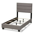 thumbnail image 4 of Baxton Studio Ansa Modern and Contemporary Gray Fabric Upholstered Twin Size Bed, 4 of 8