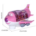 thumbnail image 3 of Electric Airplane Toy 360 Rotation Cute Aircraft Boys Girls Birthday Gift (Pink), 3 of 6