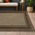 thumbnail image 2 of Beverly Rug Floral Bordered Washable Outdoor Indoor Area Rugs 10x14 Jute, 2 of 9