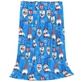 thumbnail image 2 of Pofeuu Gnomes in USA Print Ultra-Soft Micro Fleece Blanket,for Bed Or Sofa,All Season Throw Blankets Flannel Blanket-40"x30", 2 of 7