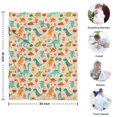 thumbnail image 4 of LightColor Dinosaurs Flowers Pattern Blanket,Comfortable Soft Lamb Wool Throw Blanket,All Season,Warm Lightweight Blankets for Sofa Bed Couch Living Room Chair,30"x40", 4 of 4