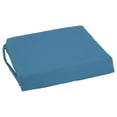 thumbnail image 2 of Blazing Needles Indoor 16" x 16" Twill Chair Cushion, Indigo, 2 of 3