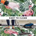 thumbnail image 5 of Pink Flamingo Outdoor Rug for Patio/Deck/Porch, Non-Slip Large Area Rug 4 x 6 Ft, Summer Tropical Plants Green Leaves Indoor Outdoor Rugs Washable Area Rugs, Reversible Camping Rug Carpet Runner, 5 of 8