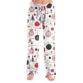 thumbnail image 6 of Christmas Pajama Pants Women Baggy Xmas Print Pj Lounge Bottoms Wide Leg Pajamas Warm Fall Winter Sleep Loungewear, 6 of 6