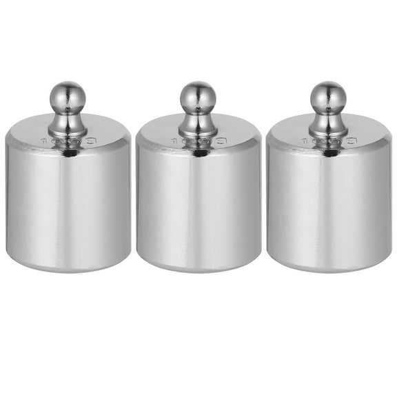 Raindrops 3 Pcs 100g Calibration Weights for Electronic Scale with Steel Material Silver Color