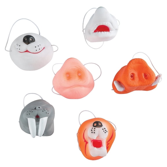 Vp Animal Nose Assort(6Pc/Pbh)6/Pbh/Un - Apparel Accessories - 36 Pieces