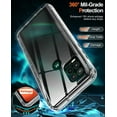 thumbnail image 5 of LeYi for Moto G Stylus 5G 2021 Case, Motorola G Stylus 5G Case with 2 Tempered Glass Screen Protector, Full-Body Shockproof Bumper Rugged Hybrid Clear Protective Case for G Stylus 5G, Clear, 5 of 6