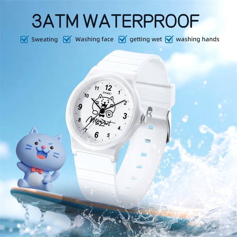 SKMEI Digital Analog Watches 30M Waterproof Quartz Watch Easy to Read for  Ages 6-15 Gift
