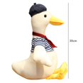 thumbnail image 2 of Muñeco pequeño de pato súper bonito, pato de peluche animador, almohada para dormir, muñeca, cama para bebé, regalo de cumpleaños para niños, 2 of 7