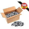 thumbnail image 2 of (2000Pcs) Open Snap-on Strapping Seal for 1/2" Width Steel Strapping I Superior Holding Power - Sturdy Metal Clips for Securing Heavy Packaging and Pallet Banding, 2 of 14