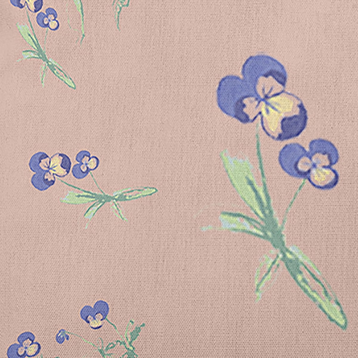 18" x 18" Simply Daisy Violets Scattered Polyester Accent Pillow, Sunwashed Brick Qty 1